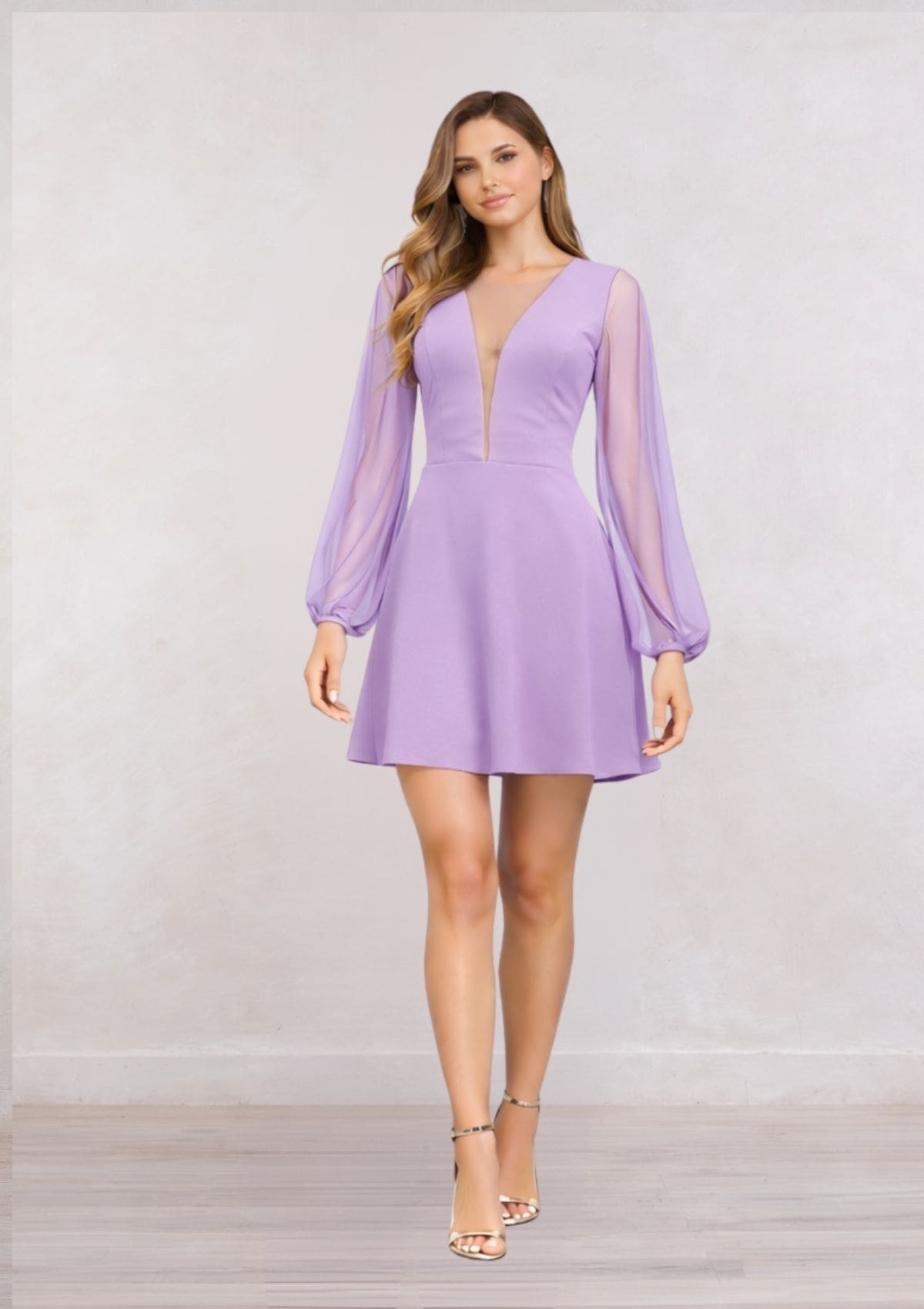 Vestido Michelle Mini Ajustado Elegante Mujer