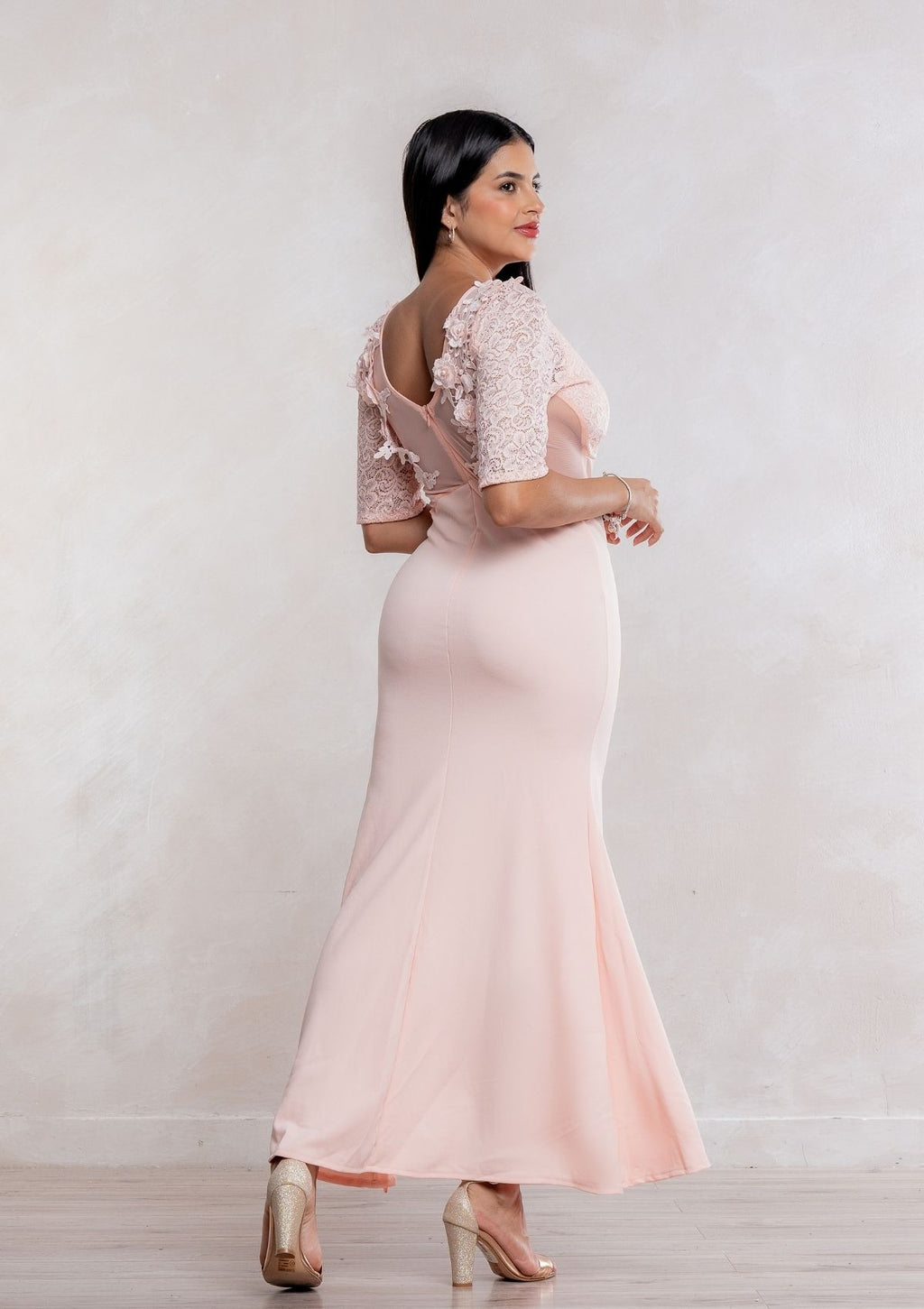 Vestido Anna Maxi Ajustado Elegante De Fiesta Mujer