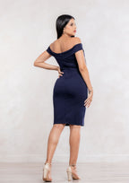 Vestido Luana Midi Entallado Elegante Mujer