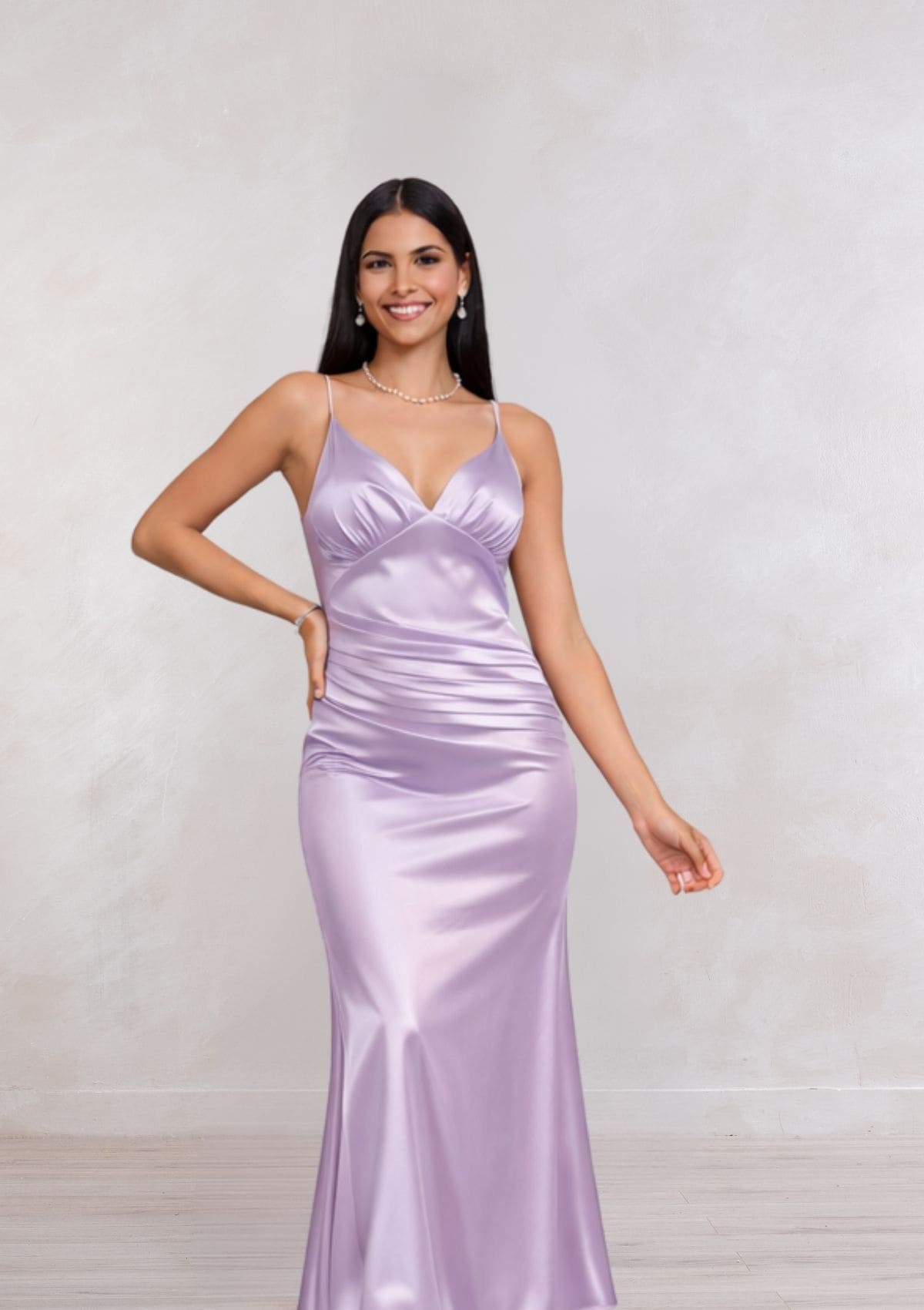 Vestido Lena Maxi Entallado Elegante de Fiesta/Noche Mujer