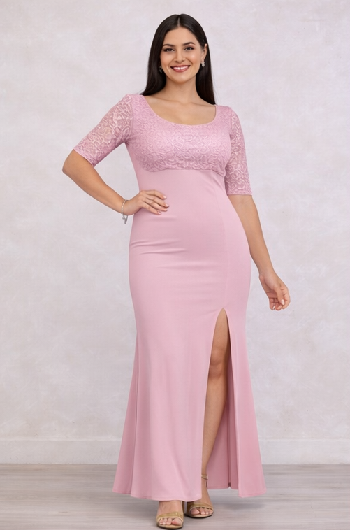 Vestido Anna Maxi Ajustado Elegante De Fiesta Mujer
