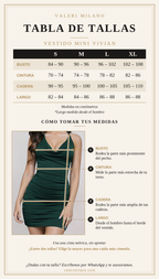 Vestido Vivian Mini Ajustado Fiesta/ Noche Mujer