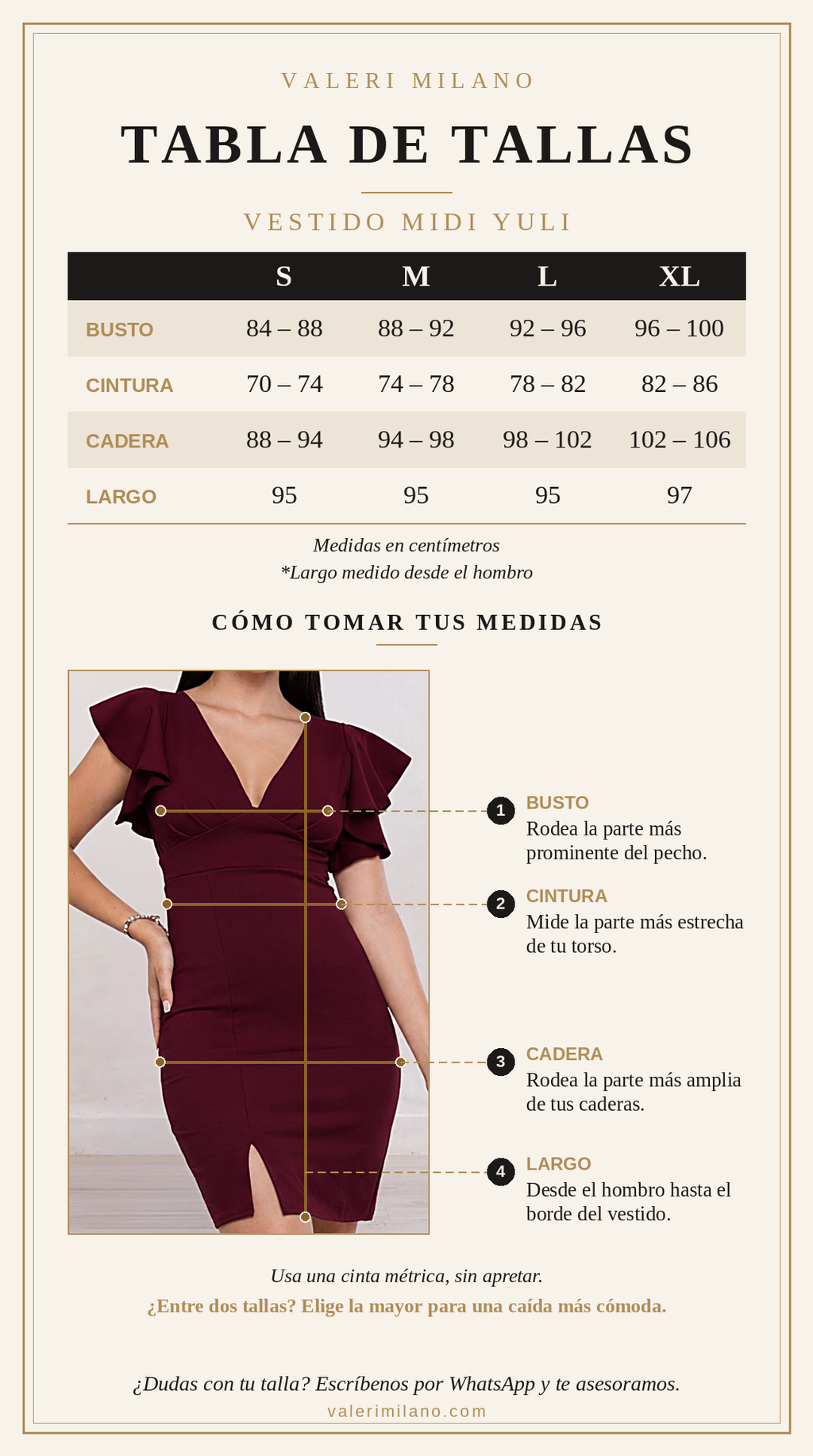 Vestido Yuli Midi Entallado Elegante Mujer